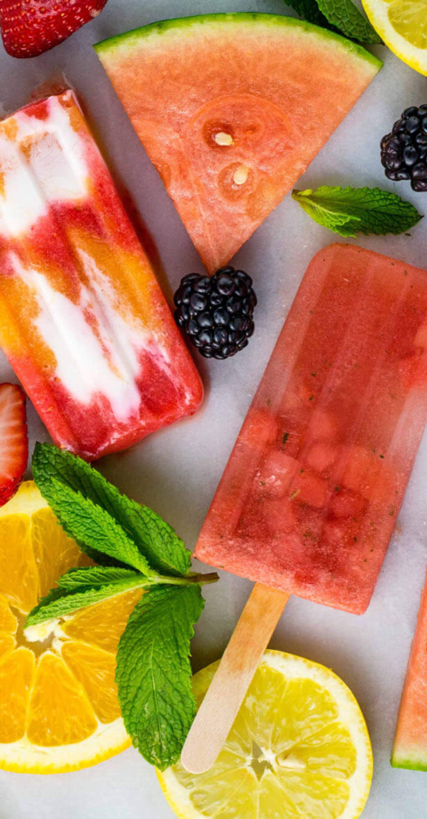 Make Your Own Healthy Homemade Fruit Popsicles - Jessica Gavin