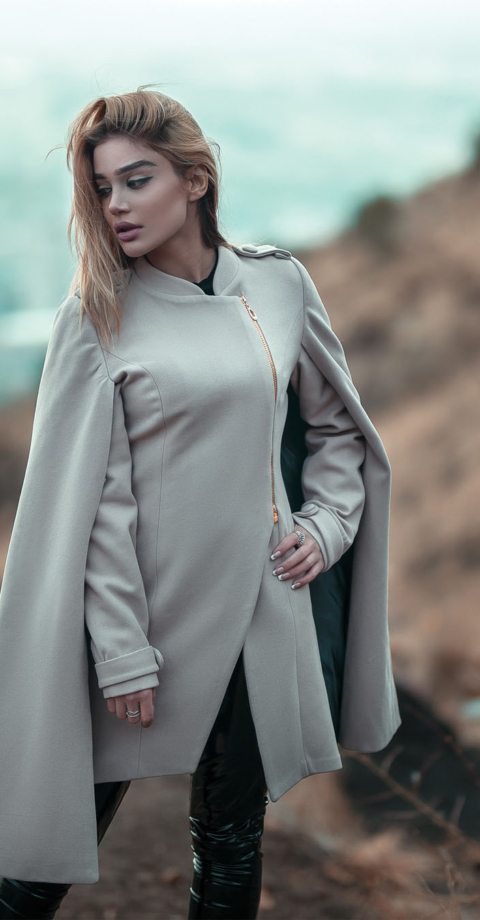 Armess cape outlet coat